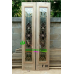 ประตูบานเฟี้ยมไม้สัก รหัส F01